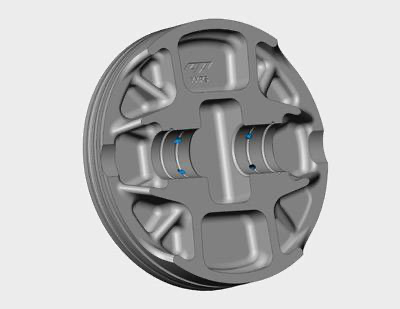 TEAM MSC - CFMOTO ZFORCE - STOCK BORE TURBO BUILD PISTON KIT