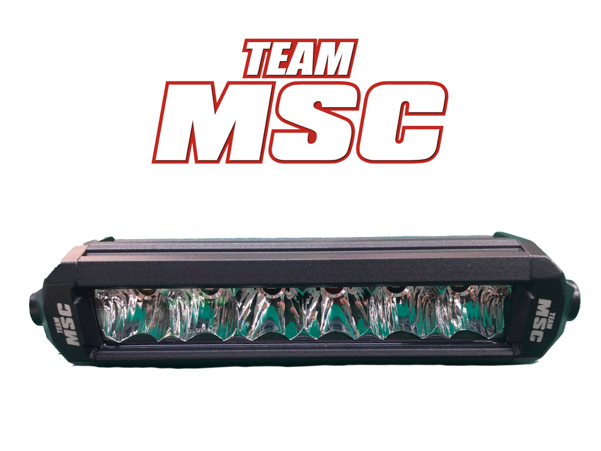 TEAM MSC - 6" SINGLE ROW LED LIGHT BAR